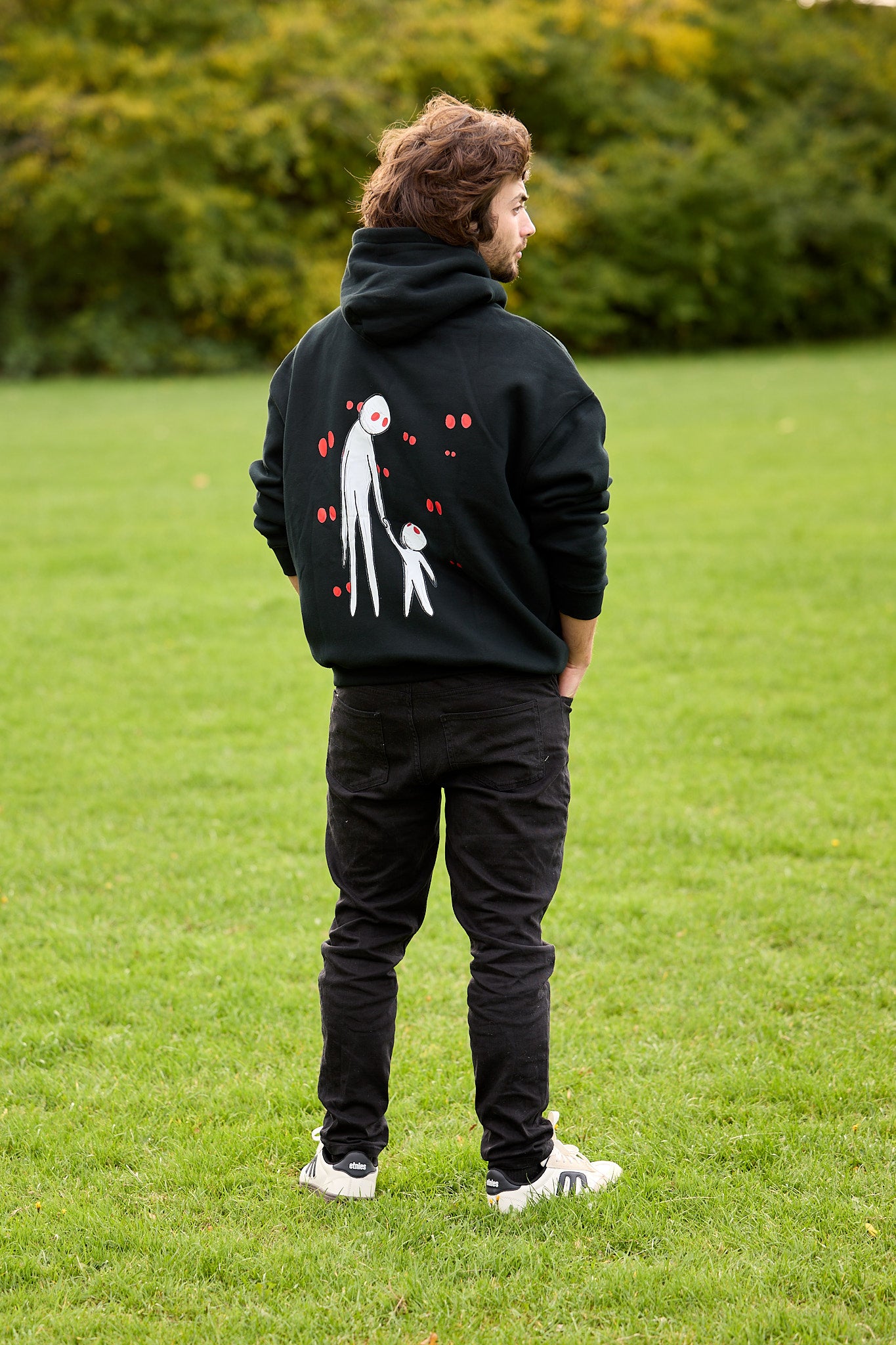 Oversize Fleeced Hoodie "Creator and I"