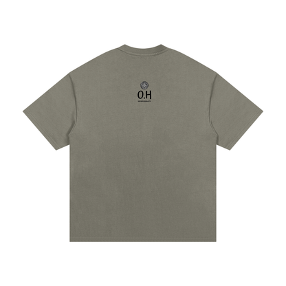 Essential Heavyweight Cotton T-Shirt "Tall hand"
