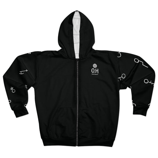 Lockheart Unisex Zip Hoodie