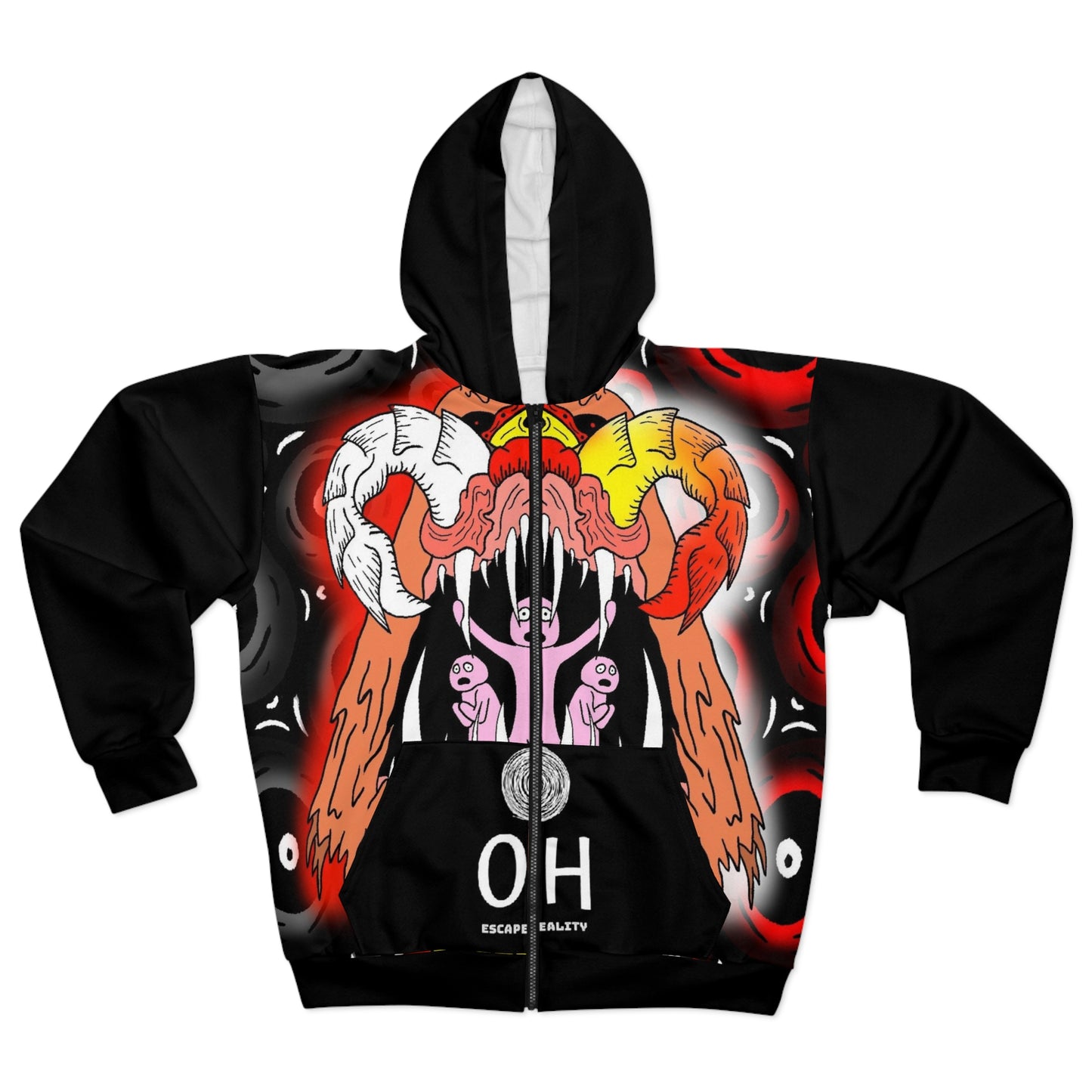 Trapped Unisex Zip Hoodie