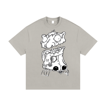 Essential Heavyweight Cotton T-Shirt "Headbug"