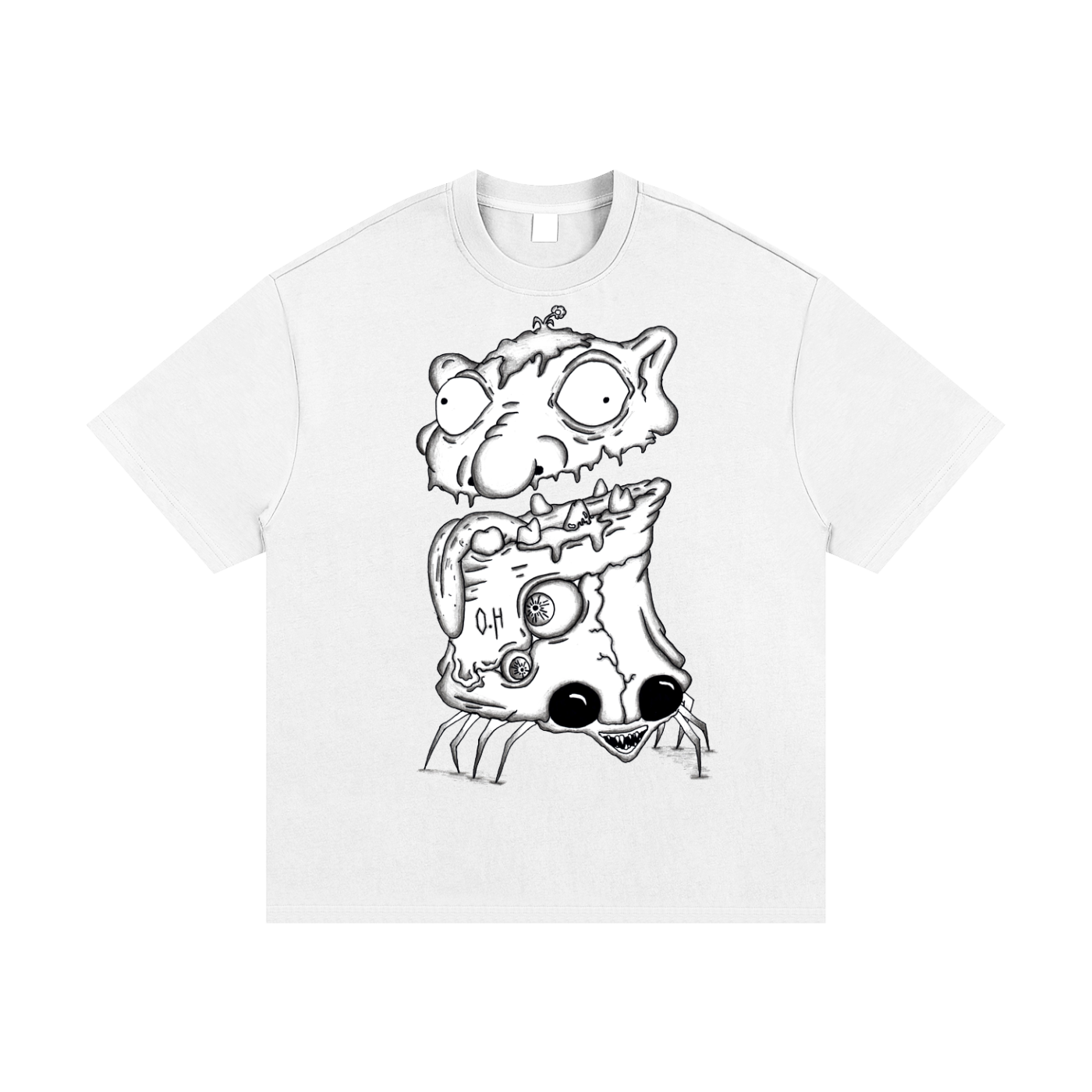 Essential Heavyweight Cotton T-Shirt "Headbug"