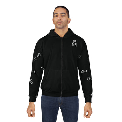 Lockheart Unisex Zip Hoodie