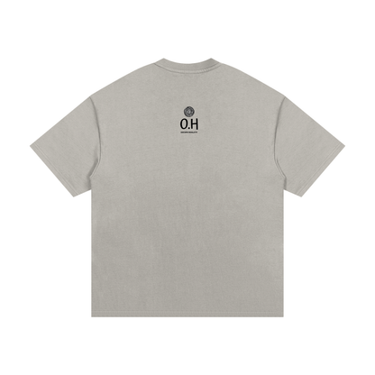 Essential Heavyweight Cotton T-Shirt "Masked"