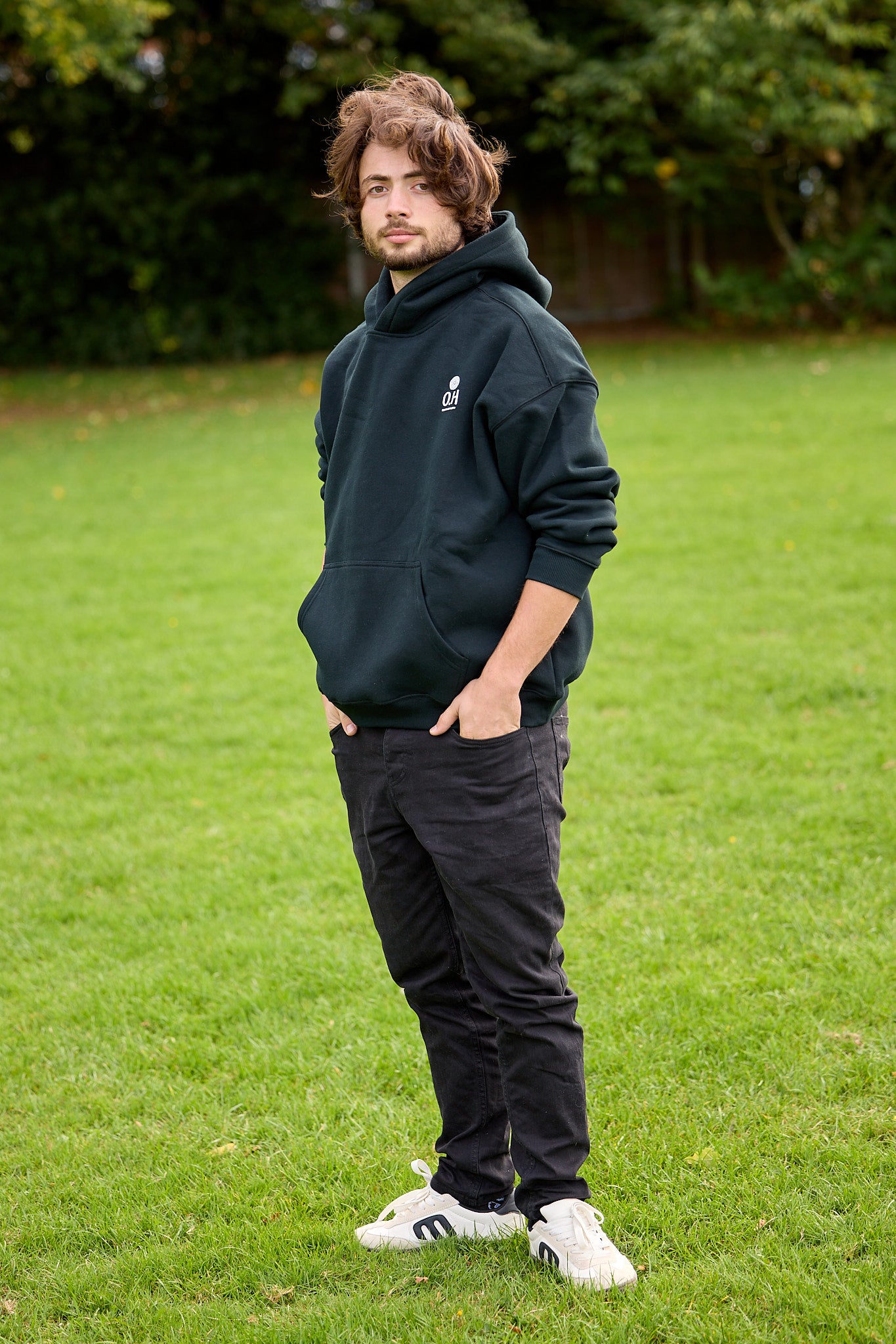 Oversize Fleeced Hoodie "Creator and I"