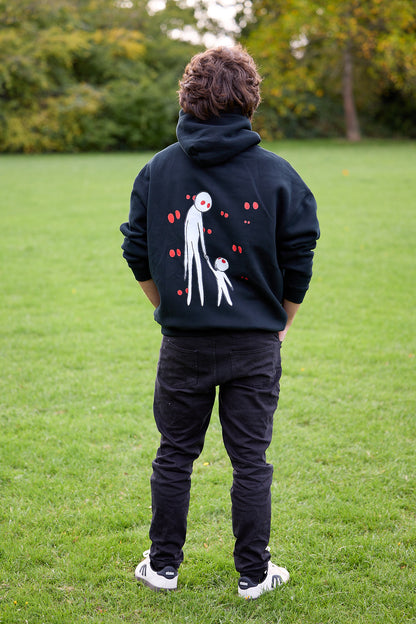 Oversize Fleeced Hoodie "Creator and I"