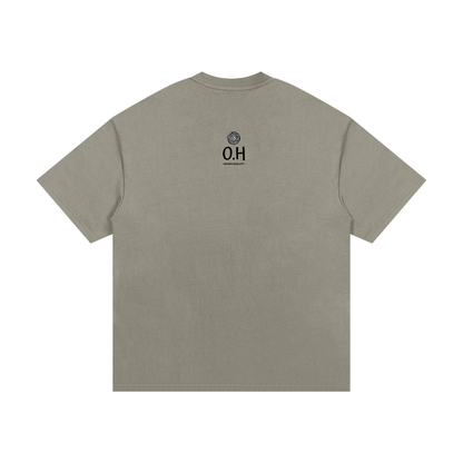 Essential Heavyweight Cotton T-Shirt "Tall hand"