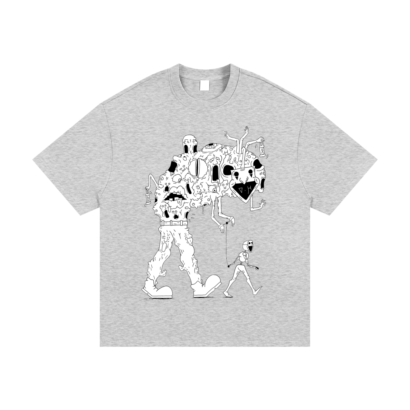 Essential Heavyweight Cotton T-Shirt "Masked"