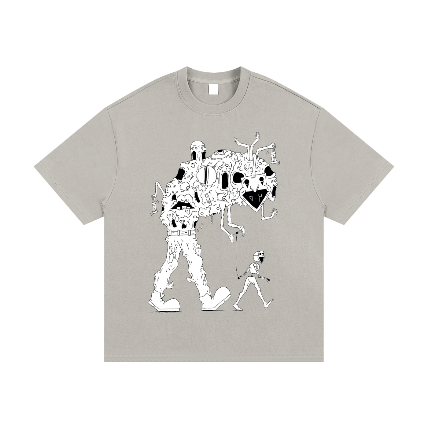 Essential Heavyweight Cotton T-Shirt "Masked"